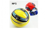 Мяч футбольный размер 5 PVC 1,6 мм 4 цвета 280 г (25493-1A) (Не предназначен для профессионального и любительского футбола)
