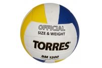 Мяч волейбольный TORRES BM 1200 (V40035) синт. кожа (микрофибра)