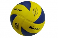 Мяч волейбольный Mikasa MVA340, №5, 8 клеяных диагональных панелей, сине-желтый дизайн
