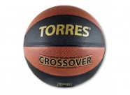Мяч баскетбольный № 7 TORRES "Crossover" PU бутилов камера