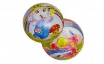 Мяч пластизолевый с рисунком 220 мм 25495-6