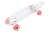 Скейтборд пластиковый прозрачный PLAYSHION  FS-PS002