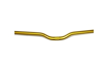 Руль AL-C3 D:25.4мм х L620мм, Al 6061, анодированный золотой