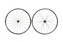 Комплект колес Shimano, RS100, 28", пер.+зад., для 10-11ск, клинчер, OLD 100/130мм, с об. лен, чёр.