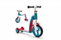 Трехколесный самокат-беговел (трансформер) Scoot&Ride Highway Baby Plus (сине-красный)