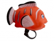 Клаксон-игрушка fy-c19 рыбка-клоун. комплектация: крепление на руль.