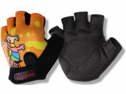 Детские перчатки hp10. материал: ладонь 55% полиэстер, 45% виниловая кожа, амортизирующие вставки, защита от соскальзывания, тыльная сторона с теплоотводящим принятом. размер: s(8,5х11,1см). цвет: оранжевый. рисунок: дракончик