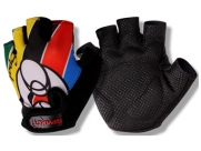 Детские перчатки hp09. материал: ладонь 55% полиэстер, 45% виниловая кожа, амортизирующие вставки, защита от соскальзывания, тыльная сторона с теплоотводящим принятом. размер: s(8,5х11,1см). рисунок: разноцветные полоски