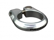 Promax зажим подседельный 31,8мм, алюминий, под шестигранник, для шосейных велосипедов, серебр., вес 23г