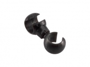 Jagwire крючки s-образные вращающиеся для скрепления оболочек тросов, пластик, черные, 4 шт.