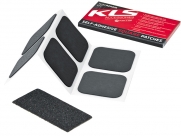 Kellys ремкомплект: заплатки 30х30мм х 6 шт., наждачка, в бумажной упаковке