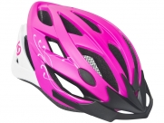 Шлем kellys diva. цвет: розовый/матовый белый. размер: m/l (58-61cm)