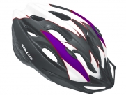 Шлем kellys blaze. цвет: белый/фиолетовый. размер: s/m (54-57см)