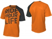 Джерси kellys ride your life enduro, короткий рукав. материал: 100% полиэстер,. цвет: оранжевый. размер: s.
