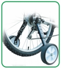 Колёса sm-901-qw приставные, пластик, 6", для велосипедов 20"-26, максимальная нагрузка 100 кг, подходят для велосипедов с переключением передач, вес 3 кг