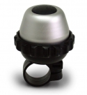 Звонок поворотный yws-665, d:42м. материал: алюминиевый купол, пластиковая база. цвет: серебристый/чёрный.