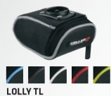 Сумка под седло kellys lolly tl. обьём: 0,3 л. крепление: быстросъёмное. цвет сумки: чёрный. цвет окантовки: голубой.