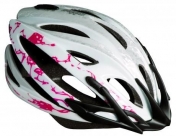 Шлем etto breeze white pink lady. цвет: белый/розовый. размер: l/xl (57-60см)