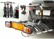Peruzzo автобагажник на фаркоп siena fisso сталь, для 2 в-дов весом до 17кг, фиксация велосипеда: колёса установ. в полозе, за трубу рамы (max d:60 мм), цвет: серый, упаковка-картонная коробка
