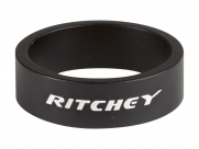 Ritchey кольцо проставочное 1-1/8"х10мм чёрное, алюминий. комплект 10 шт.
