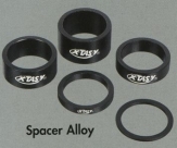 X-taz-y кольцо проставочное 1-1/8"х2мм серебристое