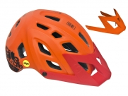 KELLYS Шлем RAZOR Juicy Orange, S/M, 23 отверстия, платформа для камеры, дополнительный козырёк