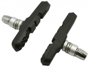 Колодки торм. z-620 для v-brake, резьбовые, 72 мм, чёрные, совместимость: shimano xtr/xt, блистер