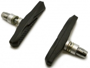 Колодки торм. z-640 для v-brake, резьбовые, 72 мм, чёрные, совместимость: shimano xtr/xt, блистер