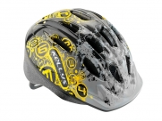Шлем детский kellys mark. цвет: чёрный. размер: s/m (51-54cm)