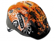 Шлем детский kellys mark. цвет: оранжевый. размер: s/m (51-54cм)